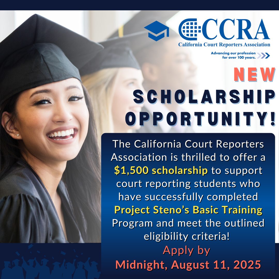 CCRA Steno Scholarship