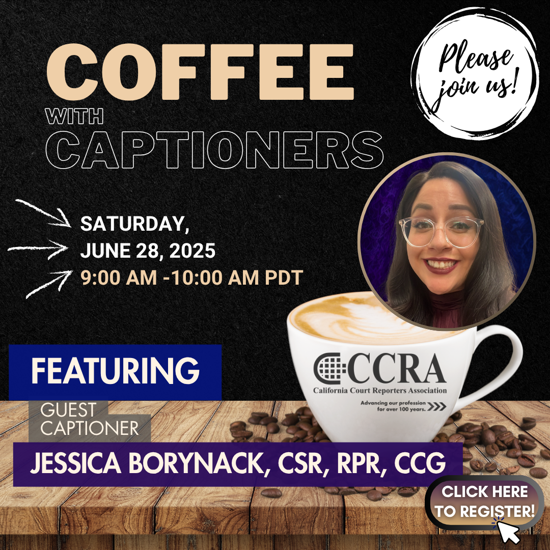 Coffee with Captioners