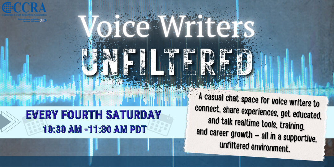Voice Writers Unfiltered