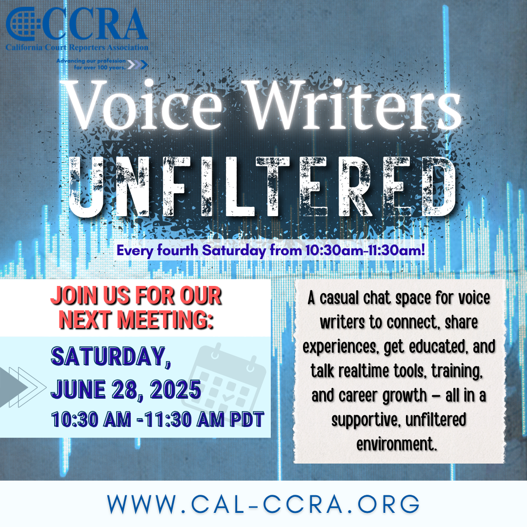 Voice Writers Unfiltered