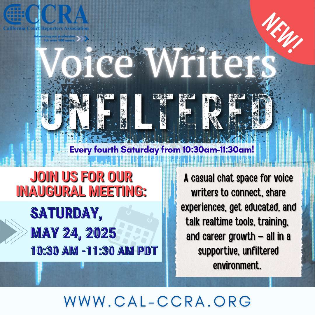 Voice Writers Unfiltered - May 24, 2025