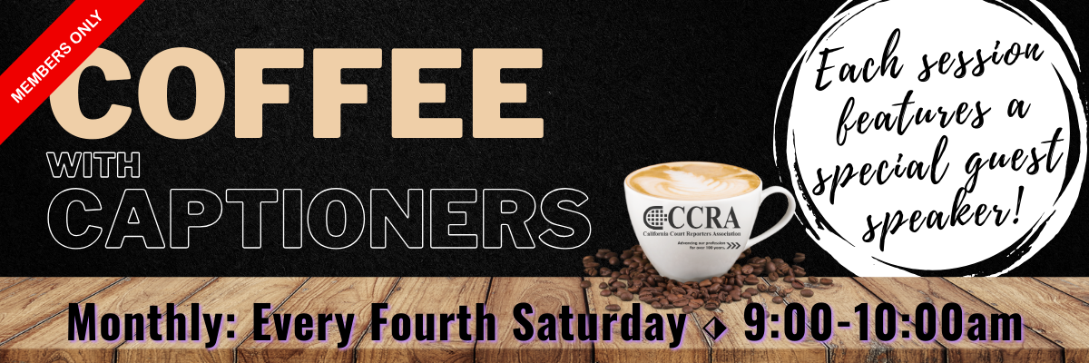 Coffee with Captioners